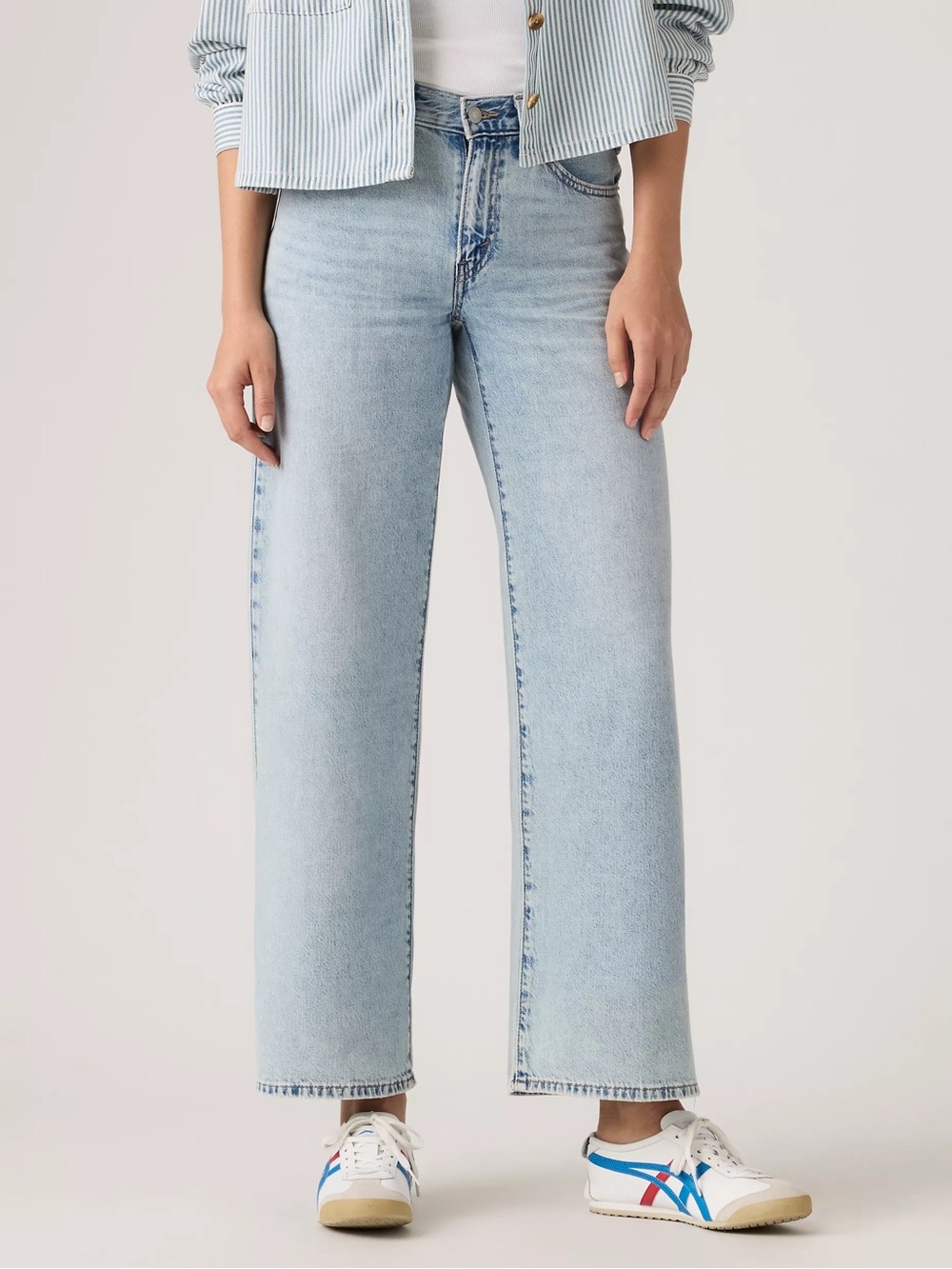 NWT Levi’s Middy Wide Leg Ankle Lightweight Jeans - Picture 2 of 13